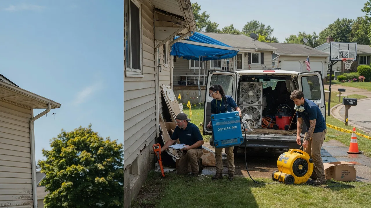 Ceiling Leak Cleanup in Waukesha, WI near me